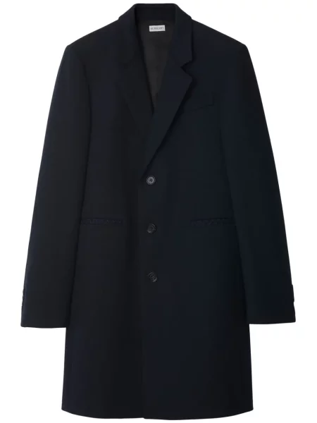 Palton Burberry de lână albastru