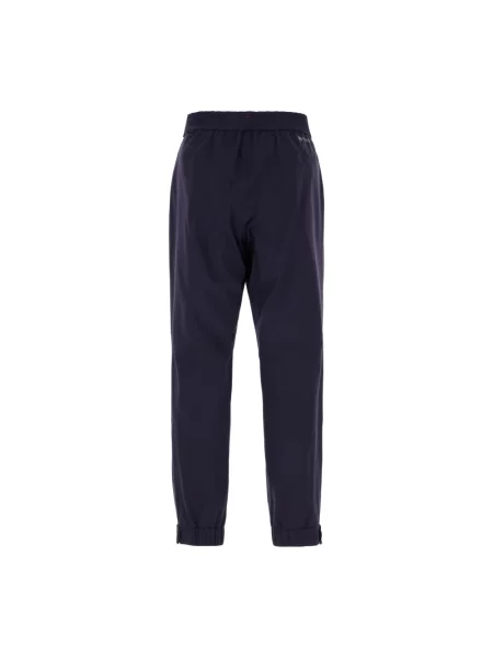 Spodnie Moncler niebieskie