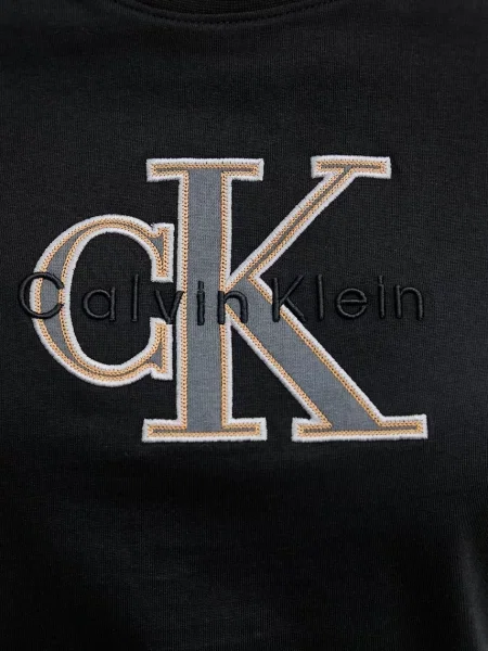 Calvin Klein Jeans тениска basic дамска черно