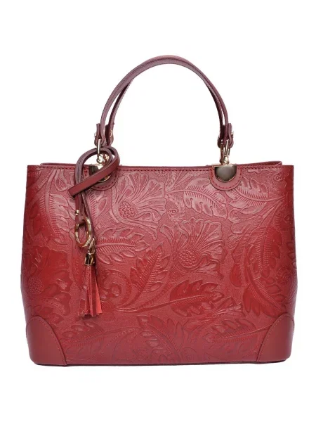 Geantă shopper Anna Luchini roșu