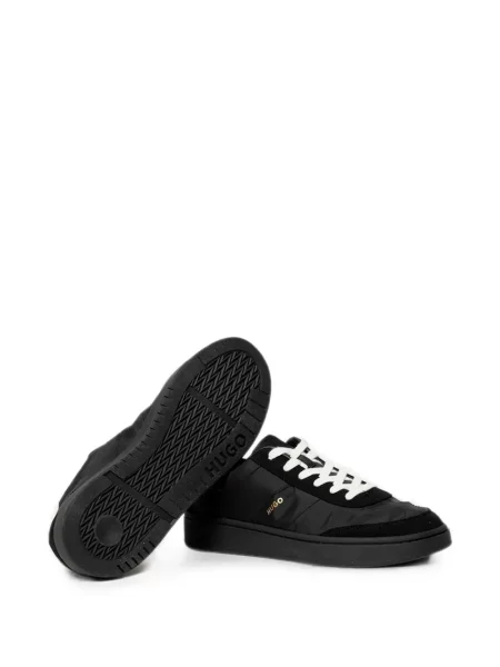 Sneakerși Hugo cu imagine negru