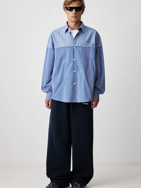 Vetements παντελόνι επίσημο με Ανδρικό μπλε