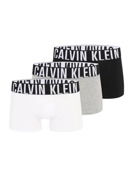Calvin Klein Underwear Boksarice Intense Power siva / črna bela