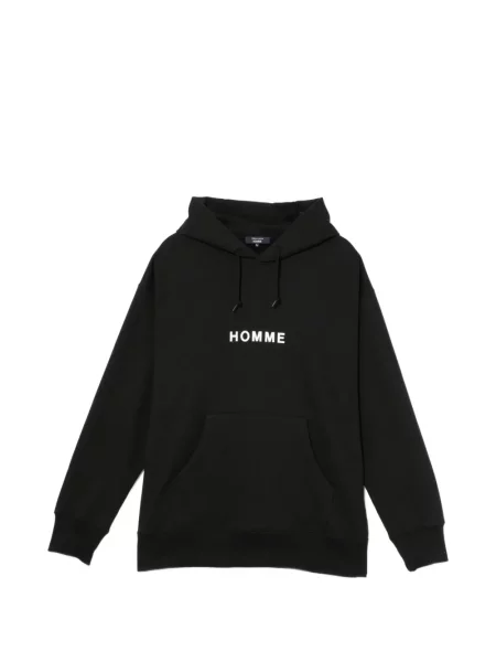 Hanorac cu glugă Comme Des Garçons Homme cu imagine negru
