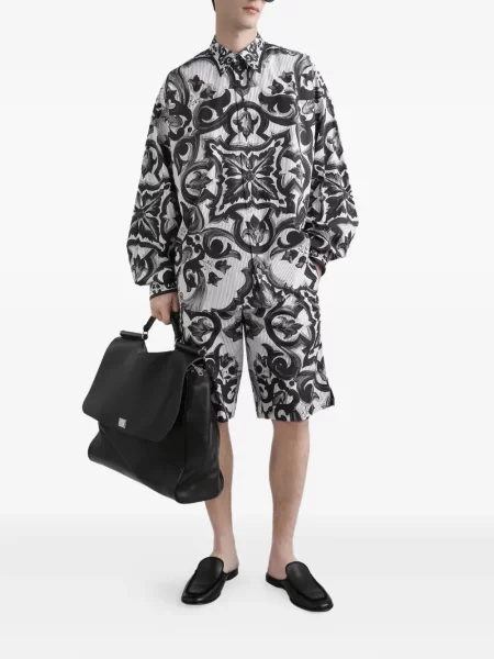 Raštuota marškiniai Dolce & Gabbana juoda