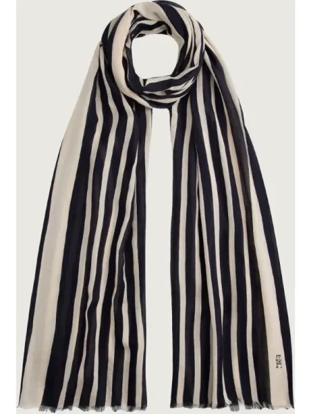 TOMMY HILFIGER Fular deschis / albastru marin bej