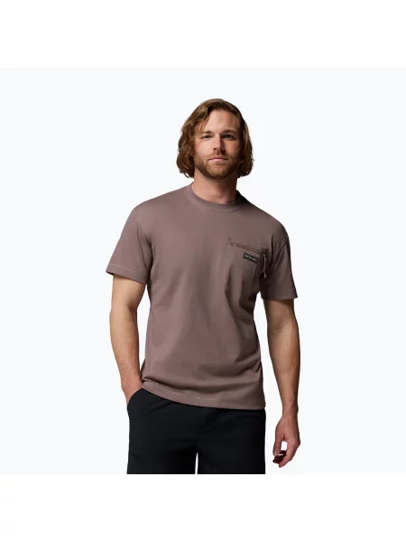 Tricou pentru bărbați Columbia Echo Passage SS Crew iron