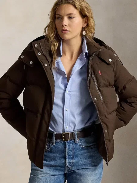 Polo Ralph Lauren jakna za žene smeđa