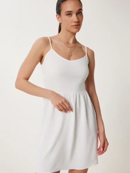 Happiness İstanbul Rochie alb