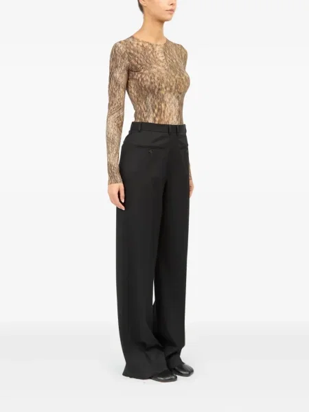 Pantaloni Mm6 Maison Margiela negru