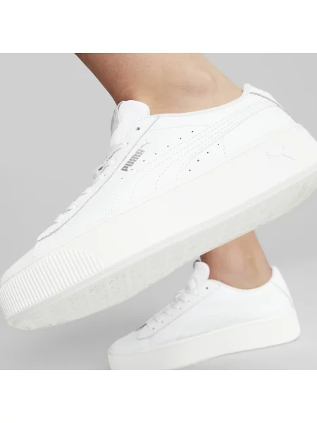 Podwyższone buty sportowe PUMA Vikky białe