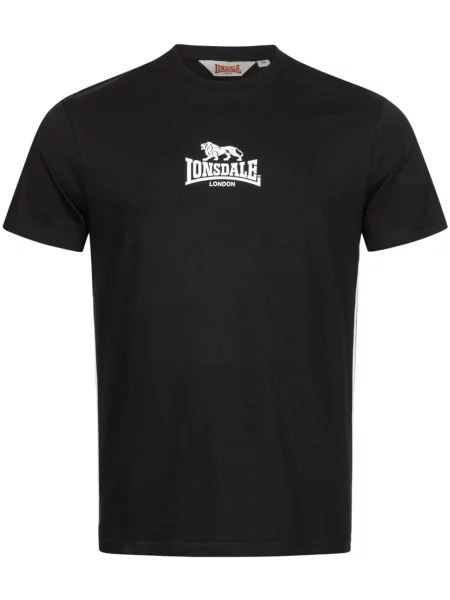 LONSDALE Tricou Shegra / alb negru