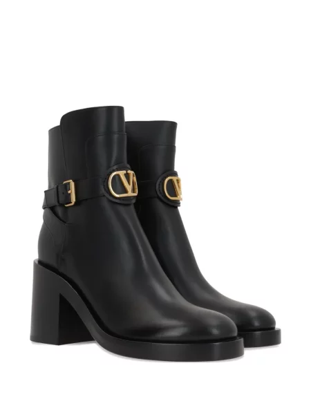 Botine Valentino Garavani cu cataramă negru