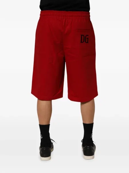 Pantaloni scurți Dolce & Gabbana cu cordon roșu