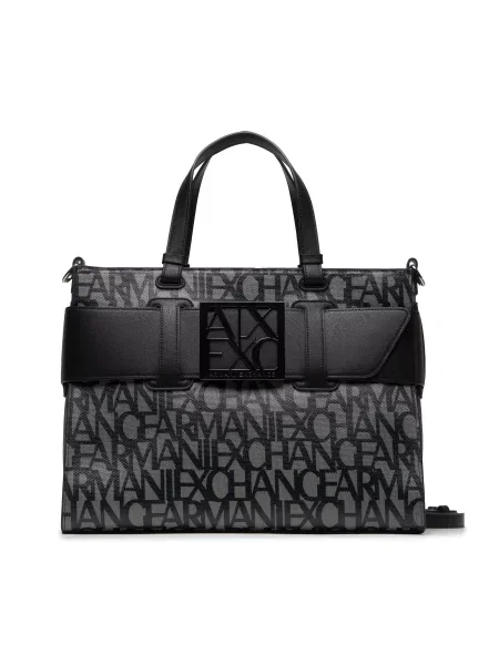 Armani Exchange Rankinė Smėlio juoda