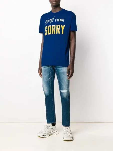 Tricou Dsquared2 cu imagine albastru