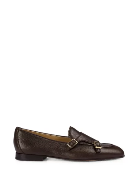 Pantofi loafer Doucal's cu cataramă maro