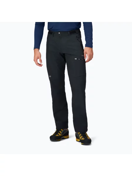 Pantaloni de trekking pentru bărbați NORRONA Falketind Gore-Tex caviar black negru