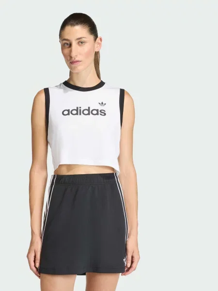 Спортивний топ adidas Adicolor білий