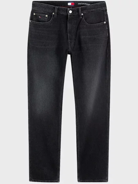 Прямые джинсы Tommy Jeans черные