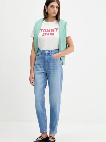 Kratka majica Tommy Jeans bež