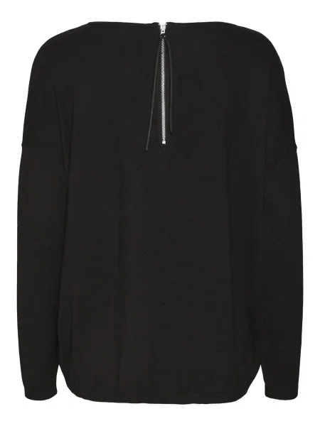 VERO MODA Pulover VMBREEZE' negru