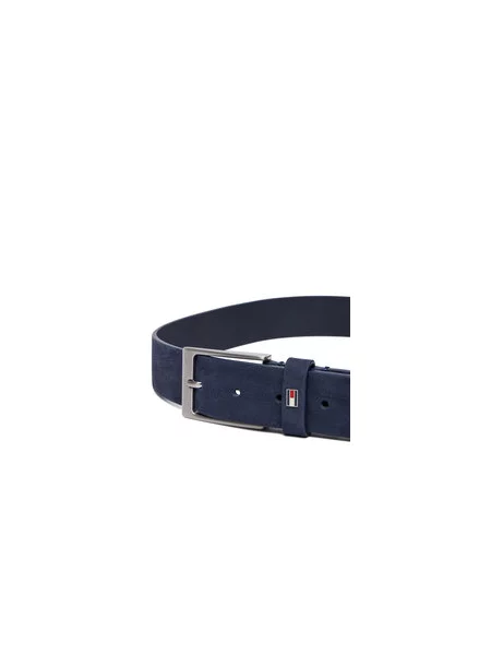 Remen Tommy Hilfiger Layton Nubuck Tamnoplava