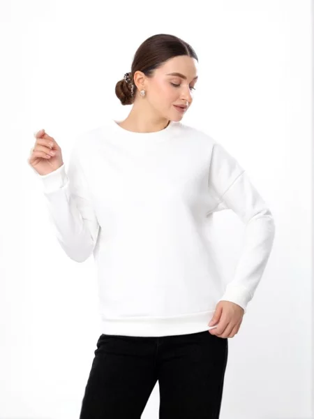 Світшот Носи своє молочний бавовна/поліестер