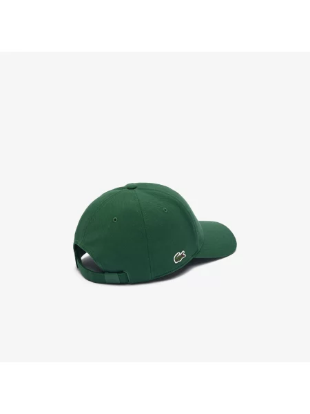Кепка Lacoste с вышивкой зеленая
