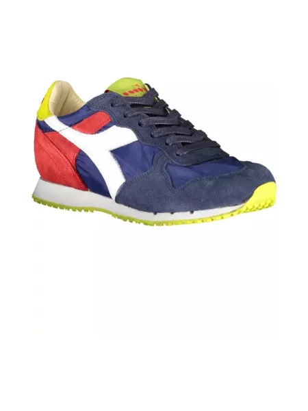 Wielobarwność trampki Diadora niebieskie