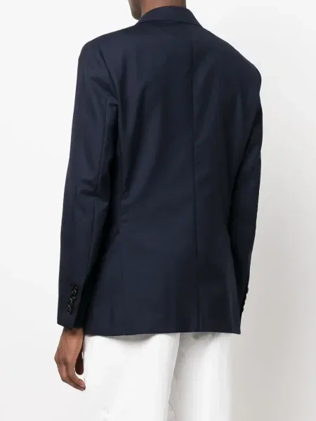 Sacou Billionaire cu broderie albastru