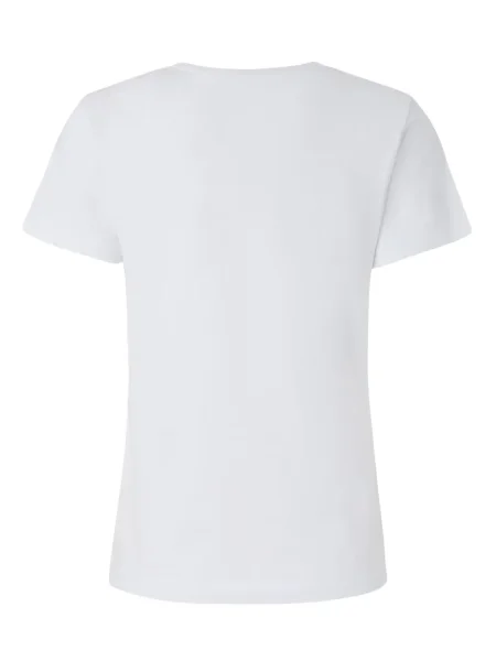 Tricou Pinko cu broderie alb