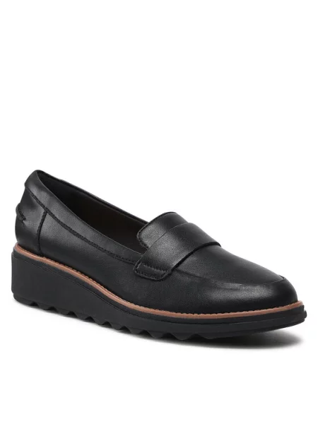 Ilgaauliai batai Clarks juoda
