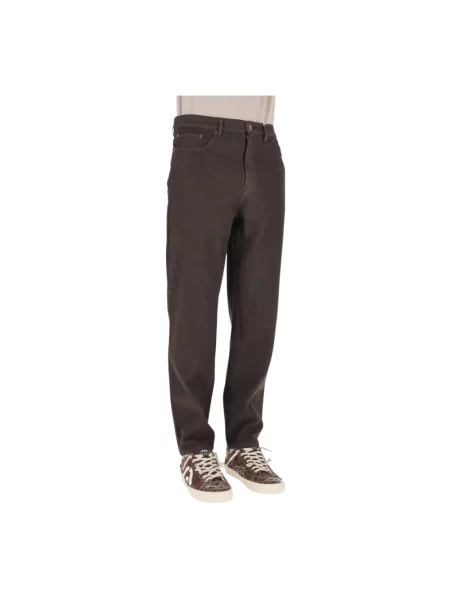 Jeansy straight leg A.p.c. brązowe