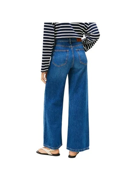 Tommy Hilfiger Blugi FLO | high waist albastru