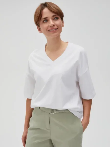 Tricou Marisse alb