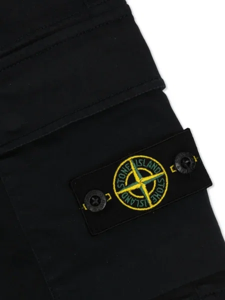 Szorty cargo dziecięce Stone Island czarne