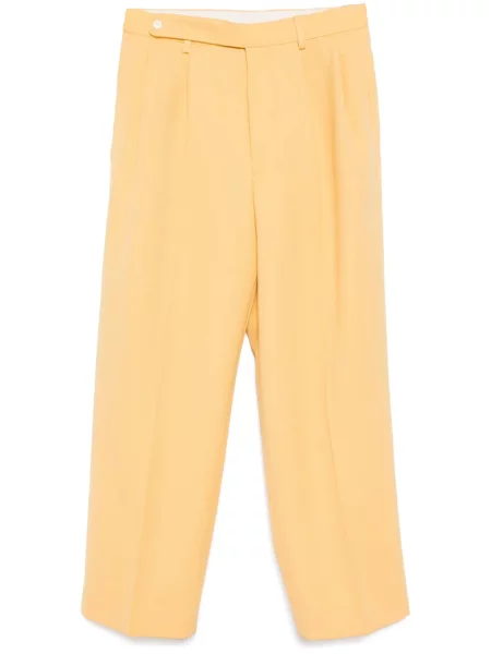 Keprové kalhoty Bode žluté