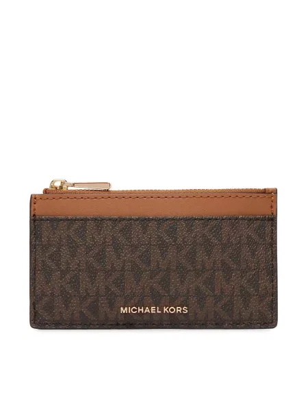 MICHAEL Michael Kors Peněženka / koňaková / tmavě / zlatá hnědá