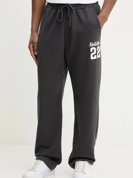 Spodnji del trenirke Hollister Co. siva