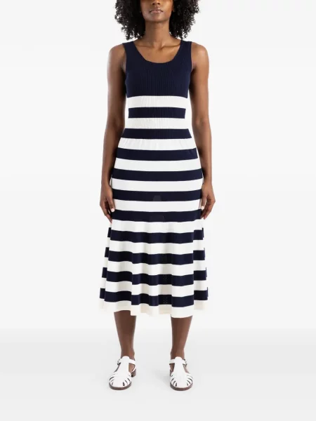 Rochie midi Junya Watanabe fără mâneci albastru