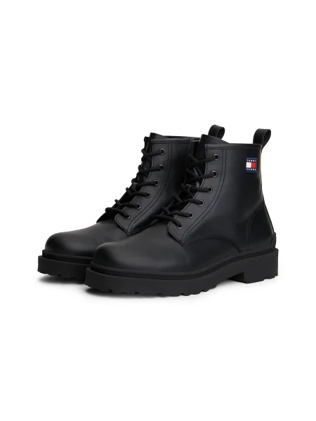 Tommy Jeans Ghete Tjm Lace Up Rubberized negru