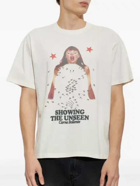 Tricou Carne Bollente cu imagine alb