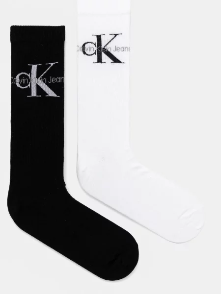 Чорапи Calvin Klein Jeans 4 чифта черно