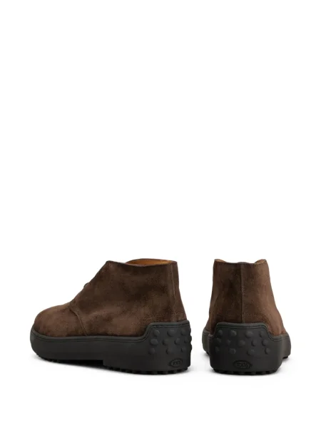 Botine Tod's din piele de căprioară maro