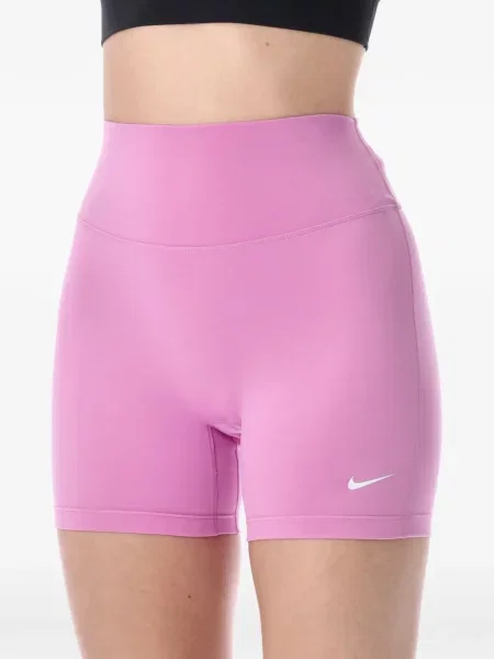 Hanorac cu glugă Nike cu decolteu rotund cu autograf de jumătate de fermoar roz