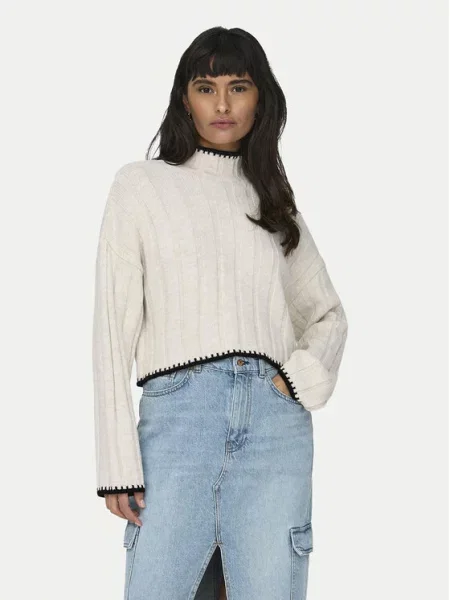 ONLY Sweter beżowy