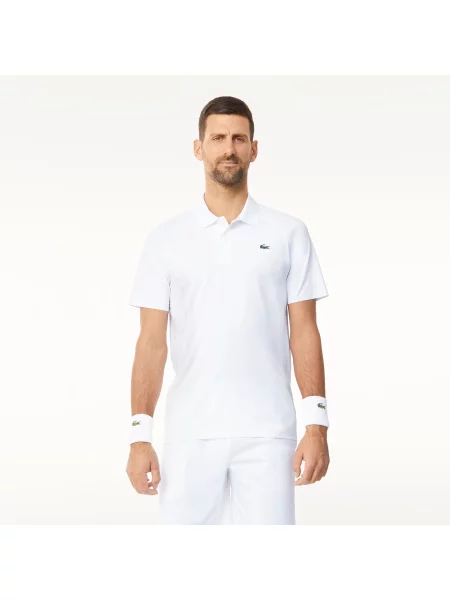 Lacoste Koszulka Polo Sport X Novak Djokovic Regular Fit biała