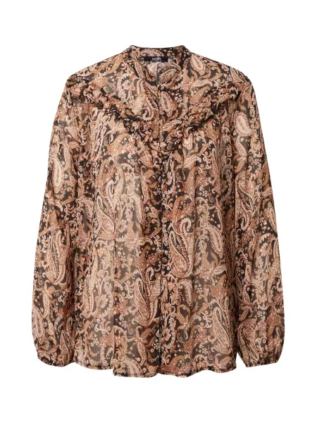 Wallis Curve Bluza rjava / svetlo rjava črna