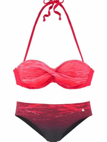 LASCANA Bikini temno roza